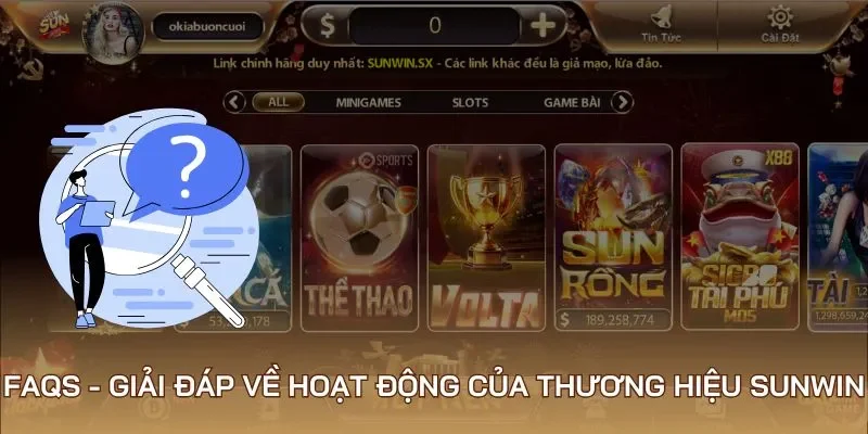 FAQs - Giải đáp về hoạt động của thương hiệu Sunwin